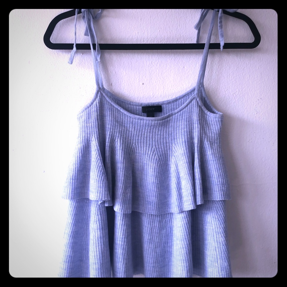 J Crew tiered top